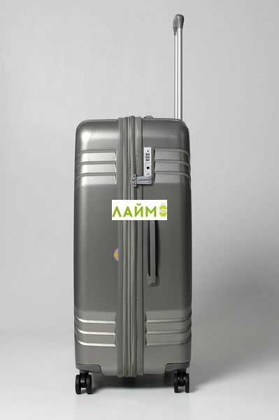 Чемодан большой L поликарбонат золото 76х52х30+5см/125л/5кг/Airtex 641 641-28 iron gold фото