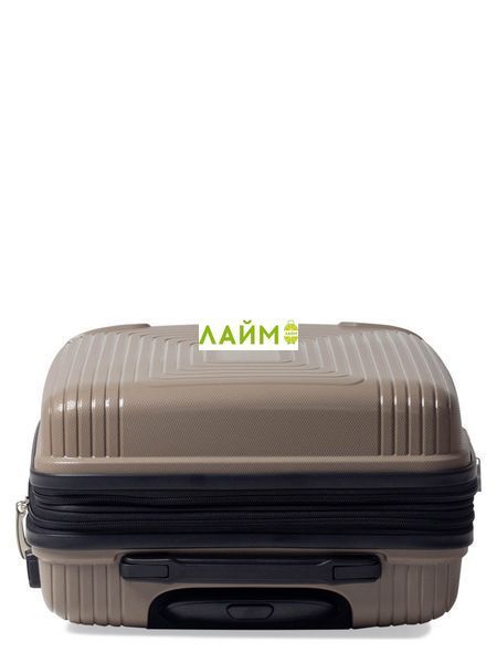 Чемодан малый S полипропилен бежевый 55х40х25+5см/52л/3.2кг/Airtex 241 241-20 brown фото