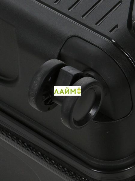 Чемодан малый S полипропилен чёрный 55х37х22см/38л/2.7кг/Worldline 291 291-20 black фото