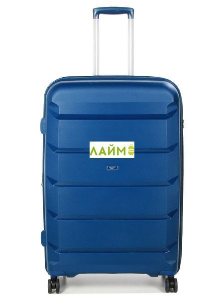 Валіза Airtex велика L поліпропілен синя 79х52х30(+5)см/119л/5кг 646-28 blue фото