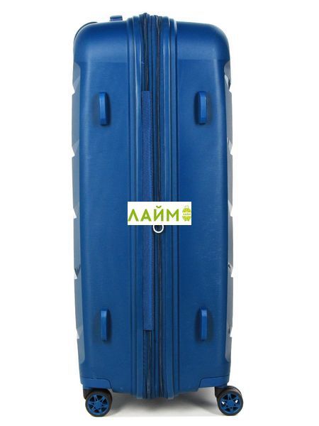 Валіза Airtex велика L поліпропілен синя 79х52х30(+5)см/119л/5кг 646-28 blue фото
