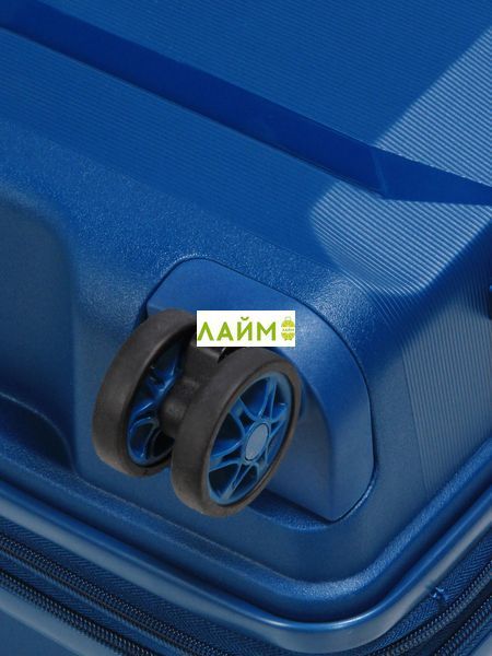 Валіза Airtex велика L поліпропілен синя 79х52х30(+5)см/119л/5кг 646-28 blue фото