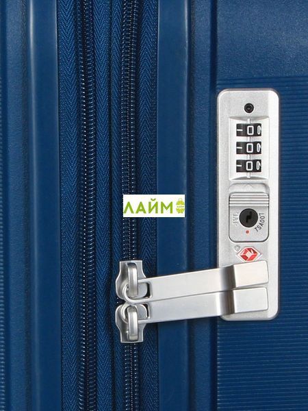 Валіза Airtex велика L поліпропілен синя 79х52х30(+5)см/119л/5кг 646-28 blue фото