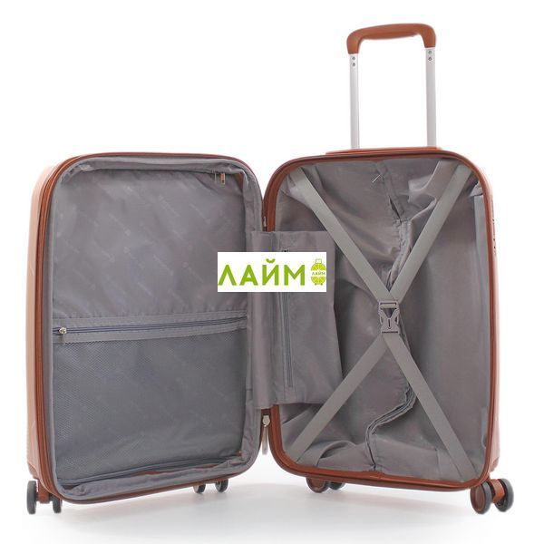 Чемодан малый S полипропилен пудра 55х37х23+5/48л/2.9кг/Worldline 293 293-20 gold фото