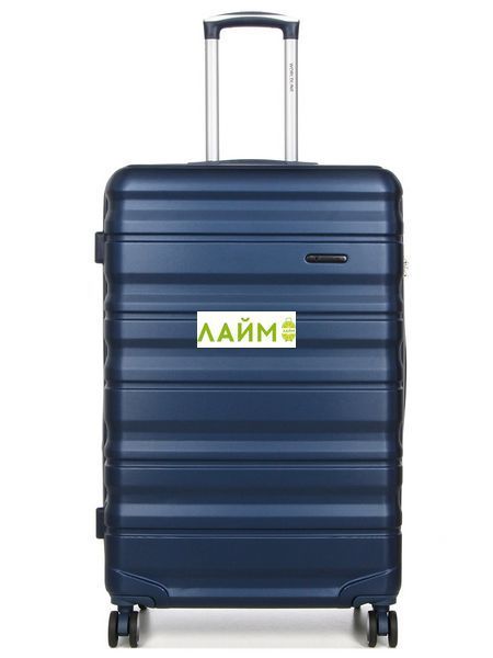 Чемодан Франция большой L синий 76х49х29(+5см/110л/4.2кг/Worldline 628 628-28 navy фото