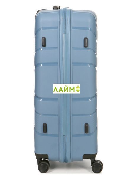 Чемодан средний М полипропилен синий 65х43х25/63л/3.1кг/Worldline 288 288-24 blue фото