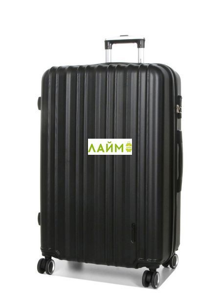 Чемодан Франция большой L чёрный 76х49х31+5/110л/4.3кг/Worldline 623 623-28 black фото