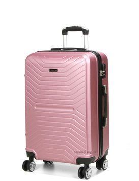 Чемодан Франция средний M розовый 66х43х27см/65л/3.4кг/Worldline 625 625-24 pink фото