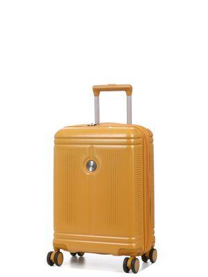 Валіза мала S полікарбонат жовта 55x35x20(+5)см/48л/2.8кг/Airtex 649 649-20 yellow фото