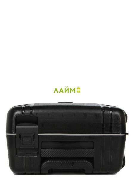 Чемодан малый S полипропилен чёрный 55х36х21см/33л/3.45кг/Airtex 645 645-20 black фото