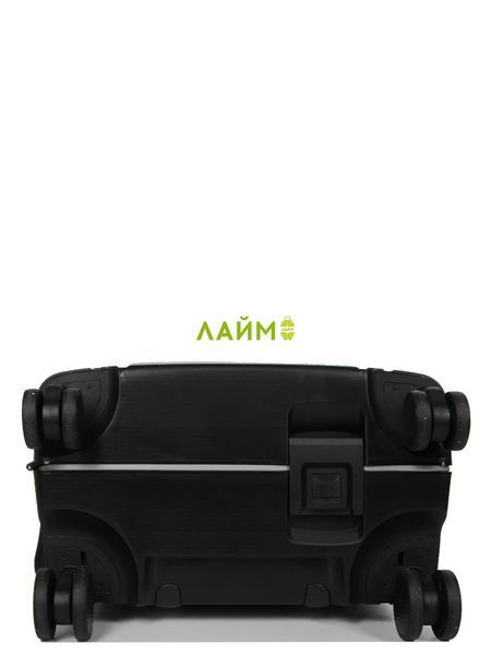 Чемодан малый S полипропилен чёрный 55х36х21см/33л/3.45кг/Airtex 645 645-20 black фото