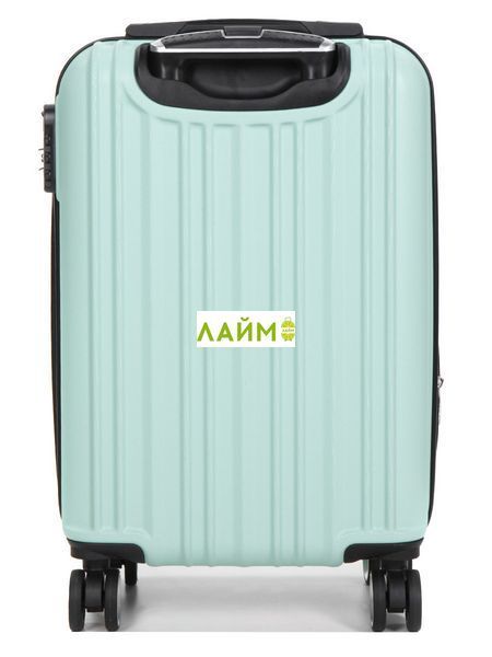Чемодан ручная кладь S мятний 55х35х21+5/38л/2.6кг/Worldline 623 623-20 green фото