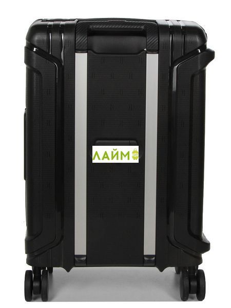 Чемодан малый S полипропилен чёрный 55х36х21см/33л/3.45кг/Airtex 645 645-20 black фото