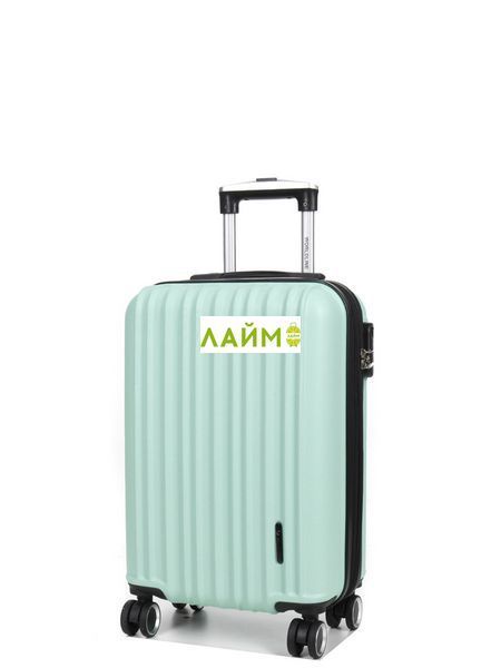 Чемодан ручная кладь S мятний 55х35х21+5/38л/2.6кг/Worldline 623 623-20 green фото