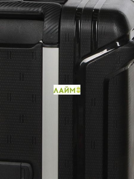 Чемодан малый S полипропилен чёрный 55х36х21см/33л/3.45кг/Airtex 645 645-20 black фото