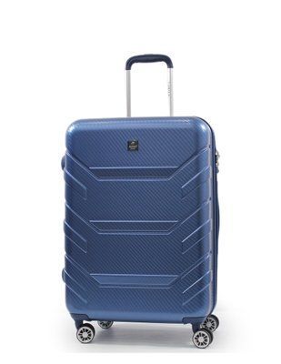 Валіза середня M полікарбонат синя 65х44х28+5см/84л/3.7кг/Airtex 7313 7313-24 blue фото
