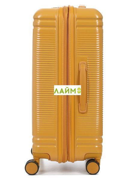 Валіза середня М полікарбонат жовта 65х44х25+5см/82л/3.65кг/Airtex 649 649-24 yellow фото