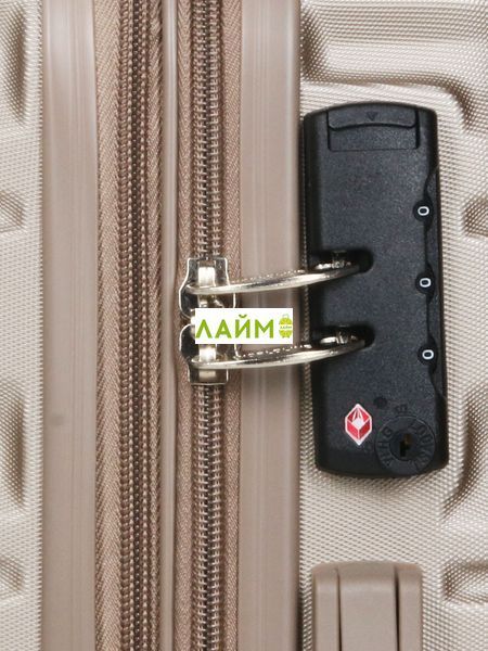Чемодан ручная кладь S шампань 55х35х20(+5)см/42л/2.8кг/Worldline 628 628-20 champagne фото