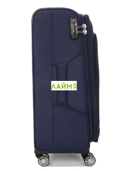 Чемодан средний M ткань синий 67х41х27(+5)см/83л/3.2кг/Snowball 87303 87303-24 navy фото