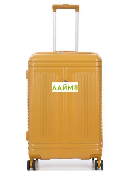 Валіза середня М полікарбонат жовта 65х44х25+5см/82л/3.65кг/Airtex 649 649-24 yellow фото