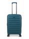 Чемодан средний M полипропилен мароко 67х45х26+5/83л/4кг/Snowbal 61303 61303-24 teal blue фото 2