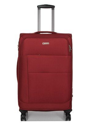 Чемодан большой L ткань красный 77х48х32+5см/124л/4.3кг/Worldline 620 620-28 red фото