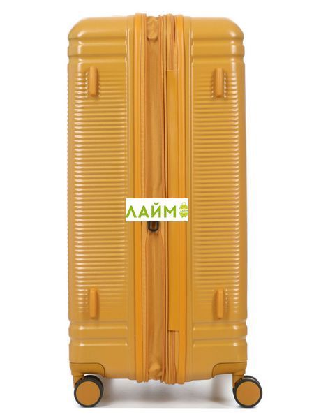 Чемодан большой L поликарбонат жёлтый 75х51х31+5/125л/4.45кг/Airtex649 649-28 yellow фото
