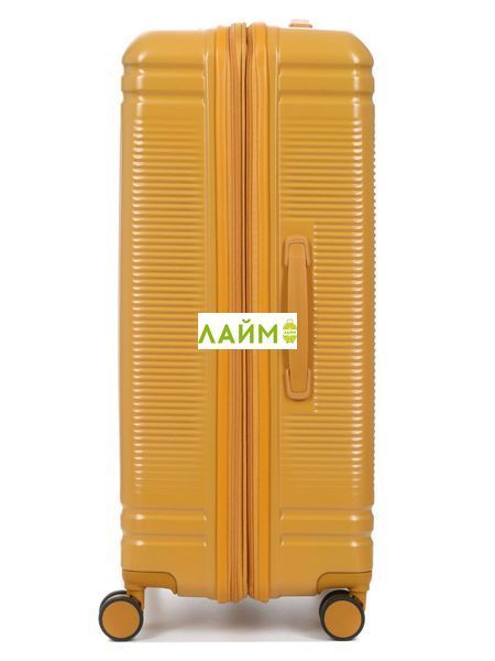 Чемодан большой L поликарбонат жёлтый 75х51х31+5/125л/4.45кг/Airtex649 649-28 yellow фото
