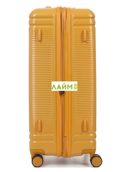 Чемодан большой L поликарбонат жёлтый 75х51х31+5/125л/4.45кг/Airtex649 649-28 yellow фото