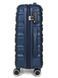 Чемодан ручная кладь S синий 55х35х20(+5)см/42л/2.8кг/Worldline 628 628-20 navy фото 4