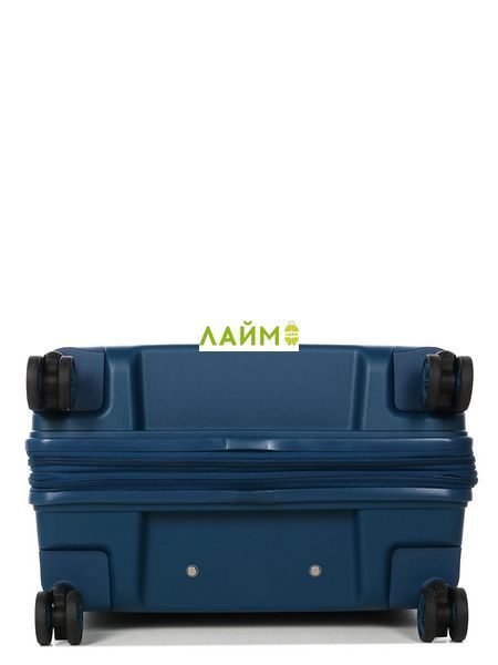 Валіза середня М поліпропілен синя 64x44x27(+5)см/71л/3.6кг/Airtex 642 642-24 blue фото