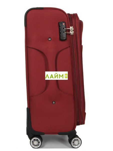 Чемодан средний M ткань красный 67х43х29(+5)см/87л/3.8кг/Worldline 620 620-24 red фото