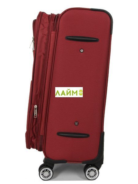 Чемодан средний M ткань красный 67х43х29(+5)см/87л/3.8кг/Worldline 620 620-24 red фото