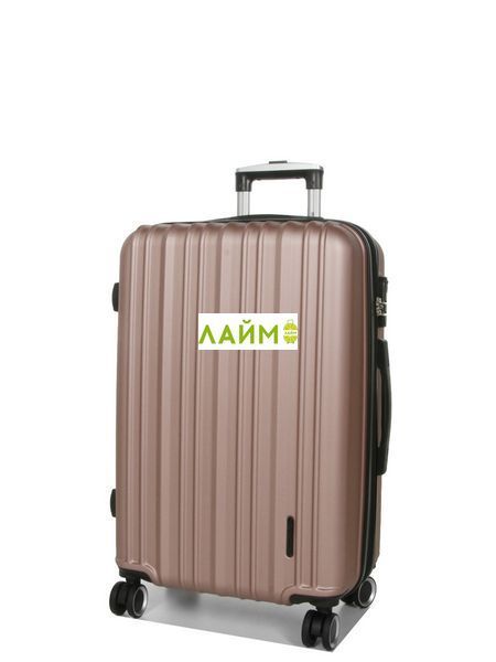 Валіза Франція середня M пудра 66х42х26+5/74л/3.5кг/Worldline 623 623-24 gold фото