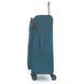 Чемодан средний M ткань бирюза 67х44х25+5см/78л/3.1кг/Snowball 21505 21505-24 teal blue фото 4