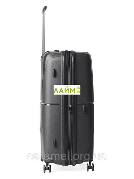 Чемодан большой L полипропилен серый 77х52х31+5/126л/4.4кг/Airtex 245 245-28 grey фото
