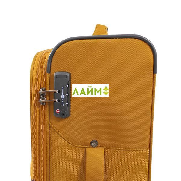 Чемодан ручная кладь S ткань жёлтый 55х37х20/35л/2.7кг/Snowball 21505 21505-20 yellow фото