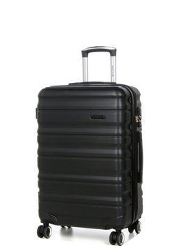 Чемодан Франция средний M чёрный 66х43х26+5см/75л/3.7кг/Worldline 628 628-24 black фото