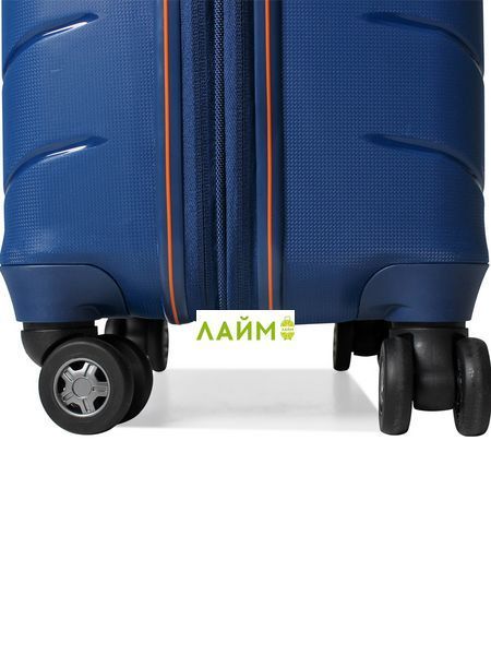 Валіза середня M поліпропілен синя 67х45х26+5/83л/4кг/Snowball 61303 61303-24 blue фото