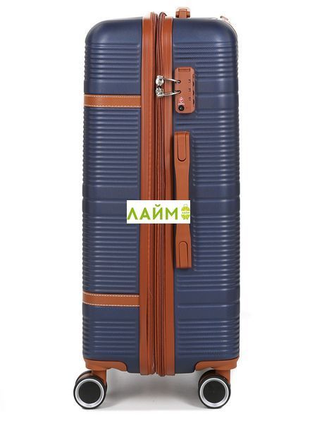 Чемодан средний M синий 66х42х25(+5)см/74л/3.6кг/Worldline 629 629-24 blue фото