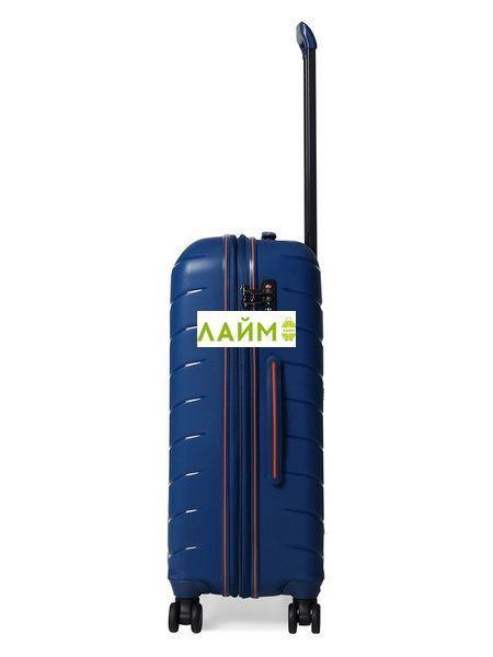 Валіза середня M поліпропілен синя 67х45х26+5/83л/4кг/Snowball 61303 61303-24 blue фото