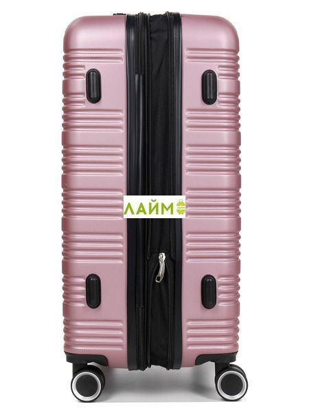 Чемодан Франция средний M пудра 65х46х28(+5)см/78л/3.6кг/Worldline 805 805-24 rose gold фото