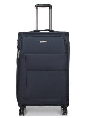 Чемодан большой L ткань синий 77х48х32(+5)см/124л/4.3кг/Worldline 620 620-28 blue фото