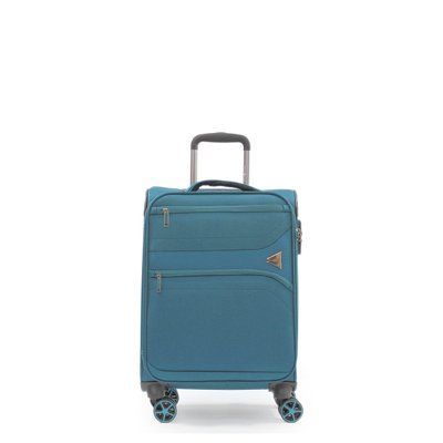 Чемодан ручная кладь S ткань бирюза 55х37х20/35л/2.7кг/Snowball 21505 21505-20 teal blue фото