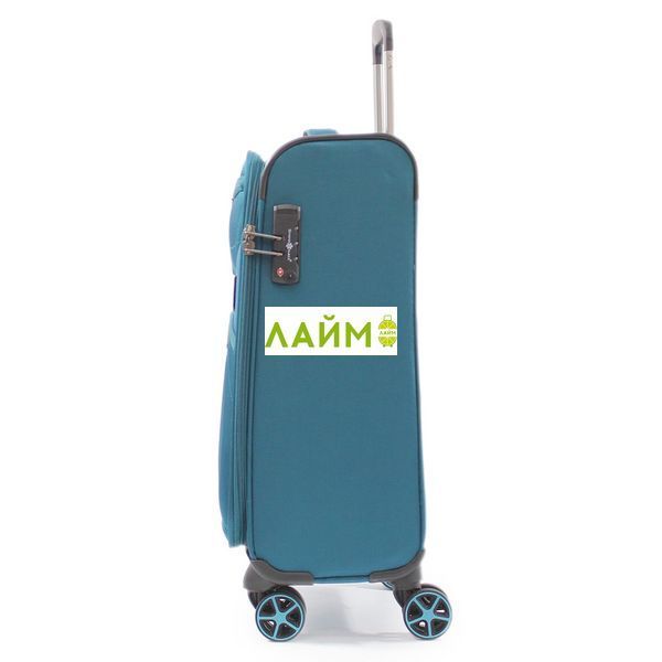 Чемодан ручная кладь S ткань бирюза 55х37х20/35л/2.7кг/Snowball 21505 21505-20 teal blue фото