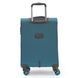 Чемодан ручная кладь S ткань бирюза 55х37х20/35л/2.7кг/Snowball 21505 21505-20 teal blue фото 3