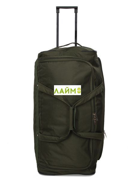 Сумка на колёсах большая L хаки 75х34х36см/88л/2.7кг/Madisson 214-72 214-72 khaki green фото