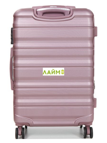 Чемодан Франция средний M розовый 66х43х26(+5)см/75л/3.7кг/Worldline 628 628-24 pink фото