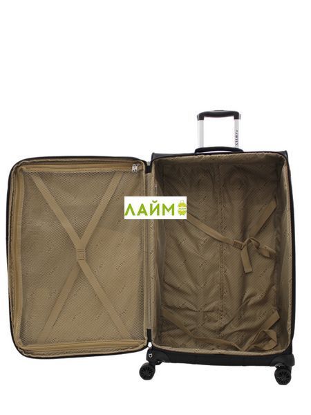 Чемодан средний M ткань чёрный 66х44х29(+5)см/77л/2.7кг/Airtex 6903 6903-24 black фото