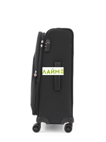 Чемодан средний M ткань чёрный 66х44х29(+5)см/77л/2.7кг/Airtex 6903 6903-24 black фото
